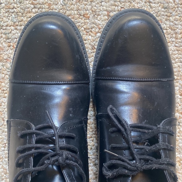 Bruno Marc Men's Black Leather Lined Dressed Oxford Shoes Classic Lace Up Formal - Picture 5 of 7